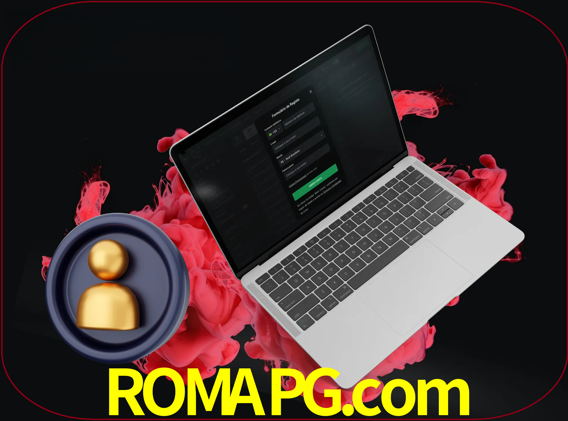 No cabeçalho do site romapg, clique no botão que o levará a um formulário especial onde terá de introduzir as suas informações actuais.