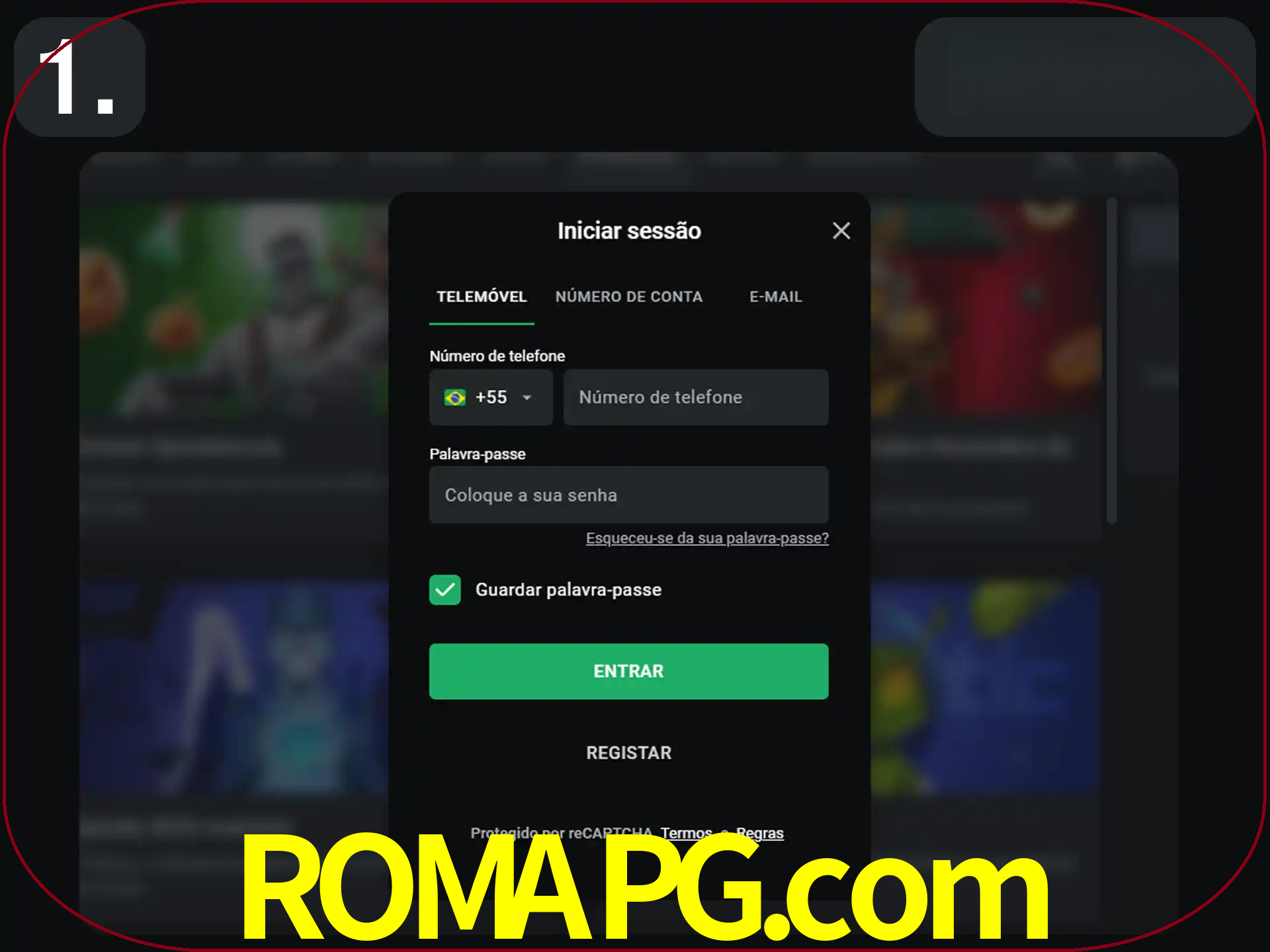 Acesse o site.