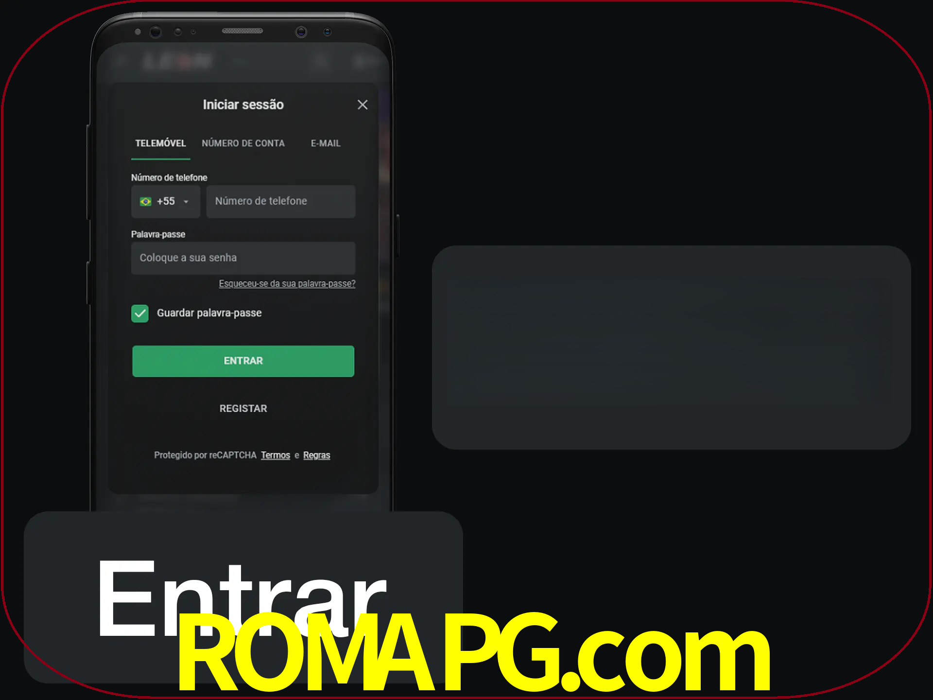Faça o login para começar a apostar e jogar no cassino.