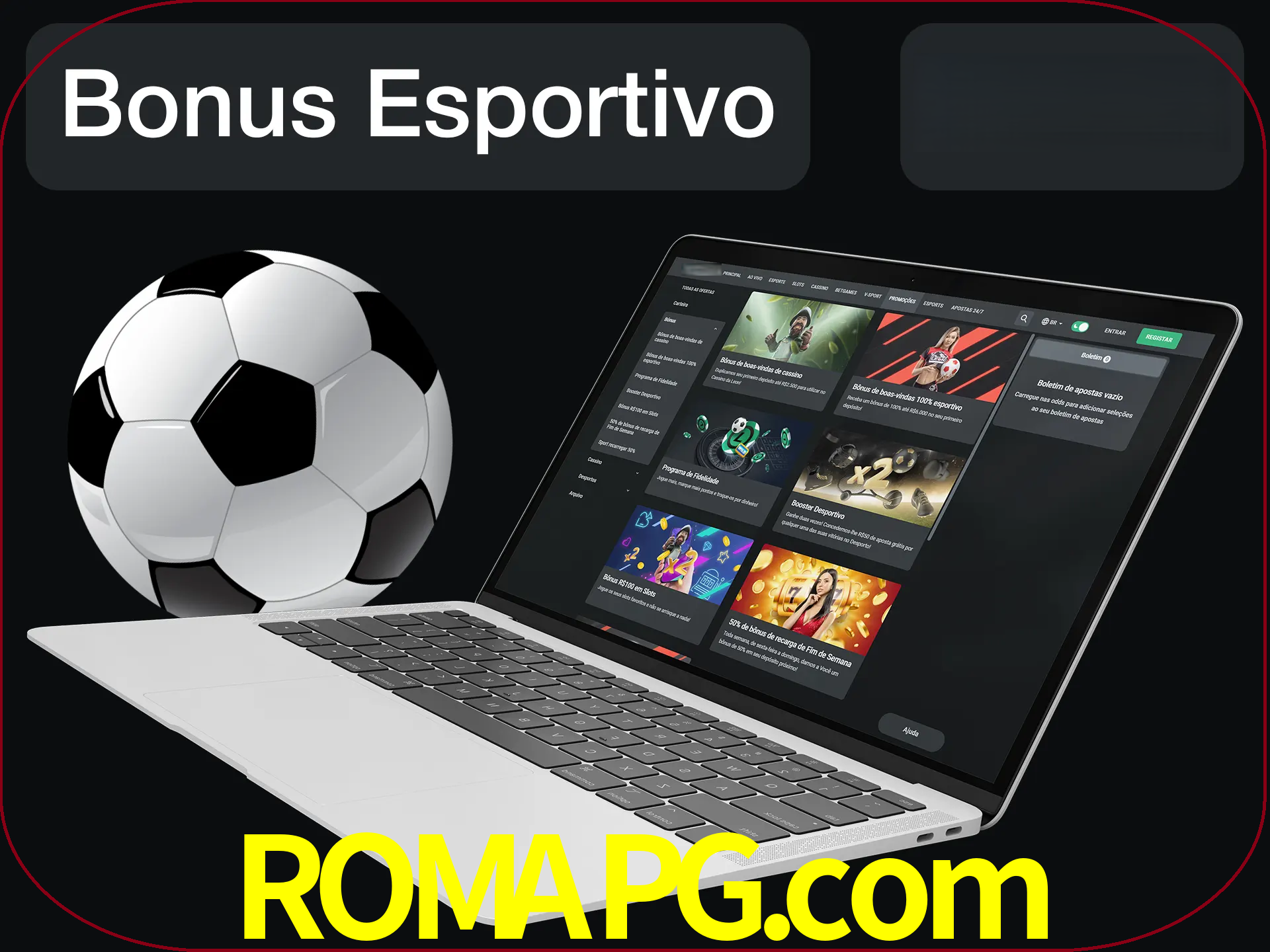 Antes de começar a apostar, use o bônus esportivo.